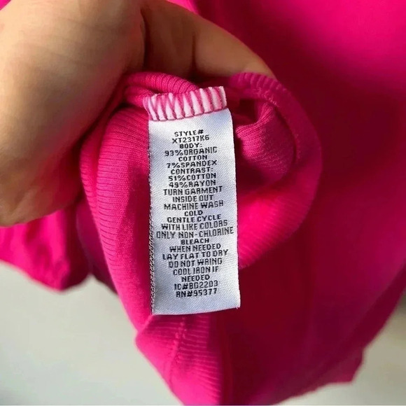 Anthropologie | Sanctuary Pink Ribbed  Top - Picture 3 of 7